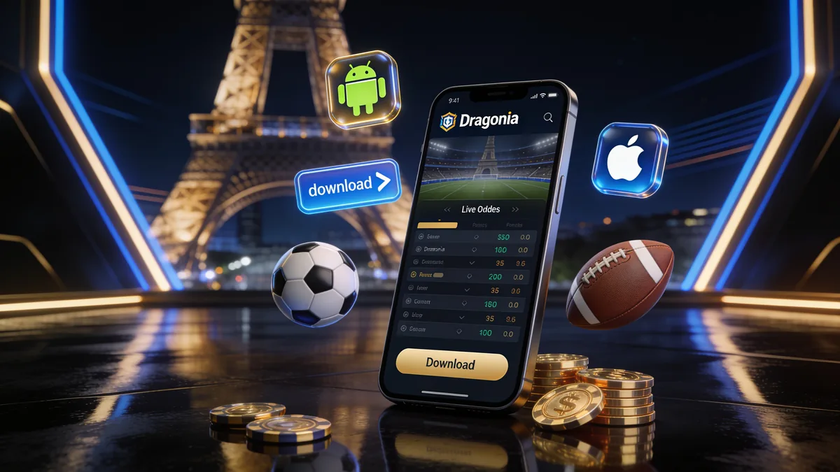 S'inscrire via l'application mobile Dragonia pour les joueurs en France